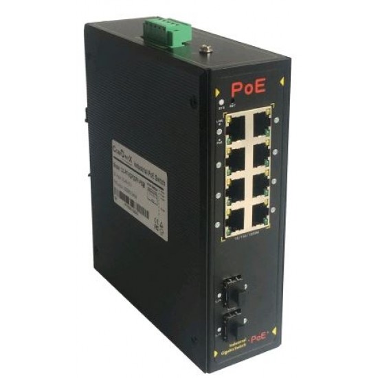 Индустриальный PoE коммутатор CO-PF-8GP2SFP-P509 Индустриальный PoE коммутатор CO-PF-8GP2SFP-P509