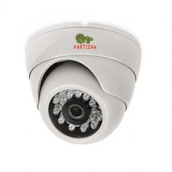 Купольная камера с фиксированным фокусом с ИК подсветкой CDM-223S-IR FullHD Metal Купольная камера с фиксированным фокусом с ИК подсветкой CDM-223S-IR FullHD Metal